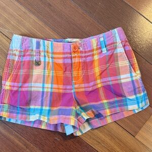 Colorful Plaid Women's Shorts